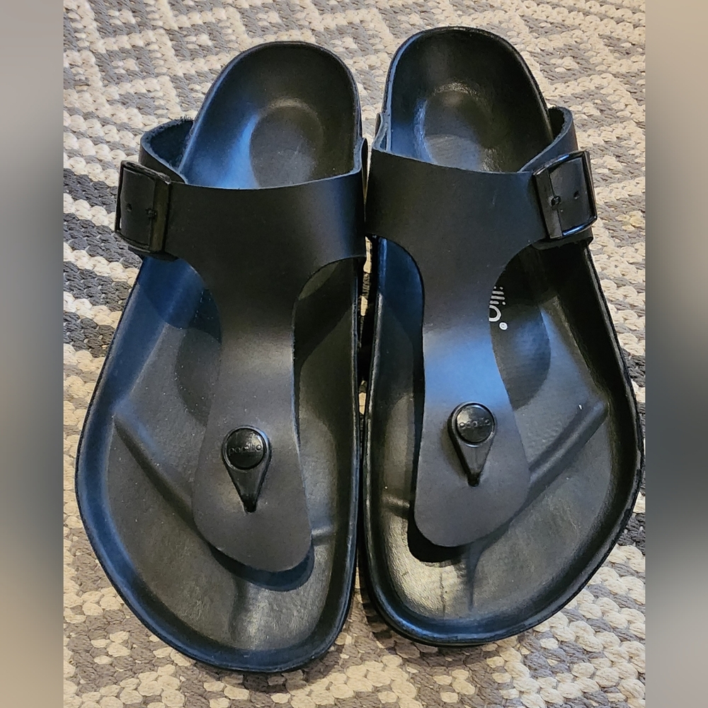 Birkenstock Gizeh Flex Platform Eu Sz 41 Like New Condition